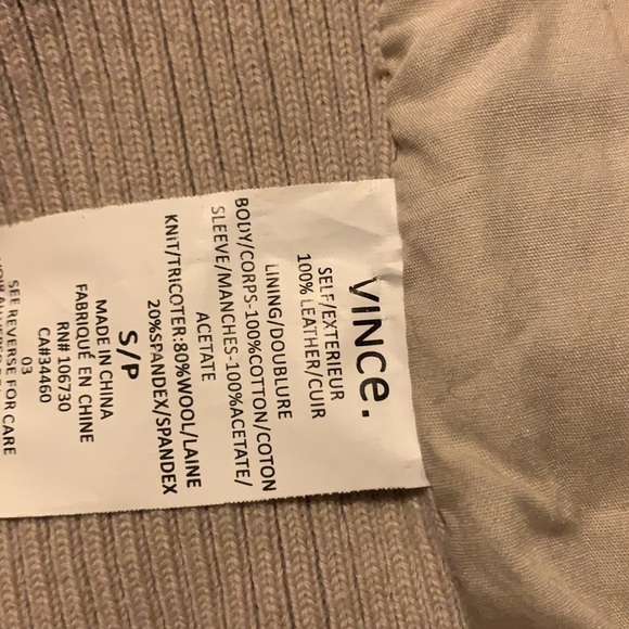 Vince leather jacket - Picture 5 of 5